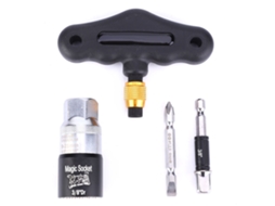 4pcs/set Chave de Sobrepor Universal 9 21mm com Adaptador de Parafusadeira e Pontas Duplas