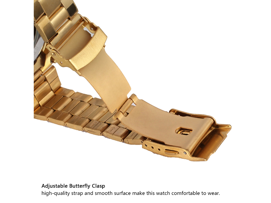 Reloj Automático Forsining Skeleton De Acero Inoxidable Para Hombre Con Caja De Regalo