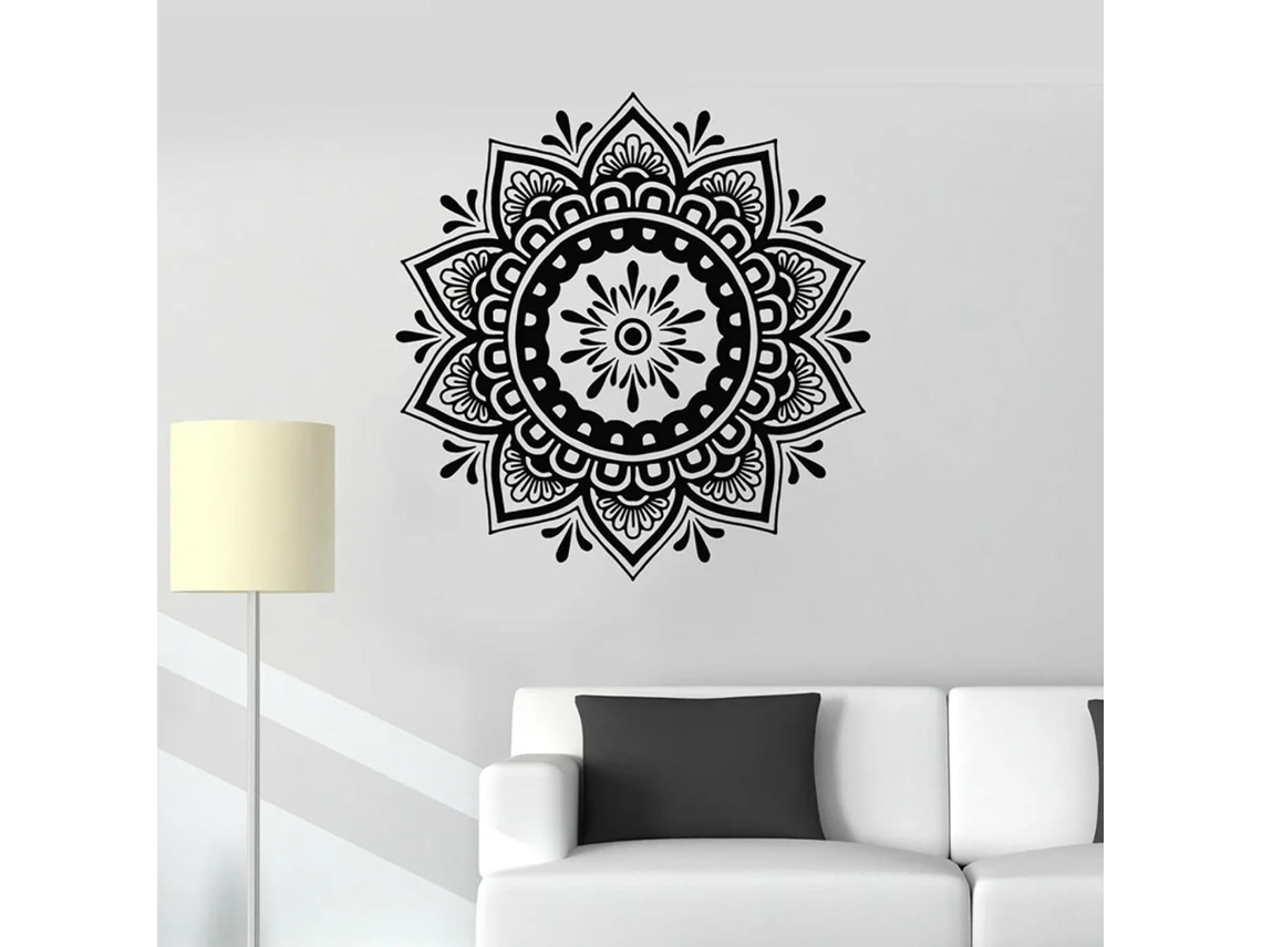 Adesivos Muraux Para Sala De Meditação, Adesivos Muraux Em Vinil Com Motivo Mandala, Adesivos Muraux Para Sala De Meditação, Estúdio, Salão Ou Quarto