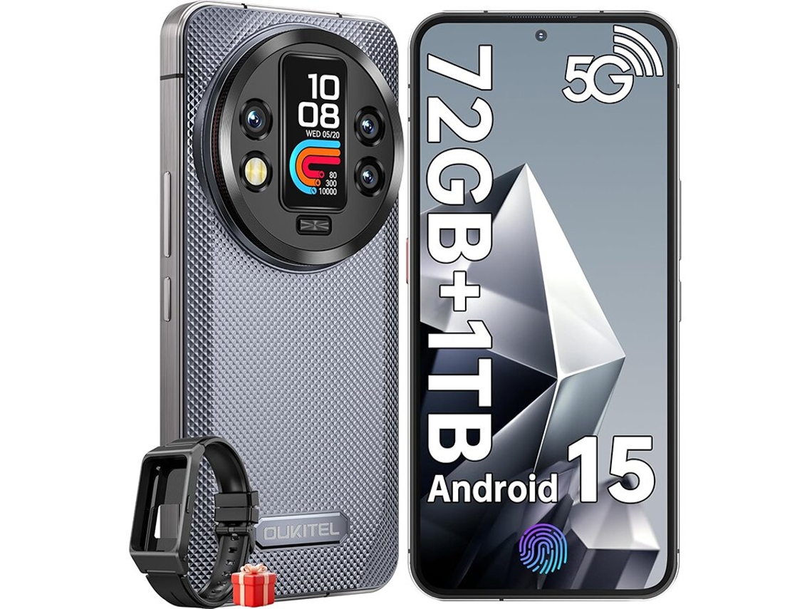 Wp200 Pro 5G 8800mAh 72GB RAM 1TB Rom 6.7'' Amoled 120Hz 108MP Câmara Amovível IP68 Android