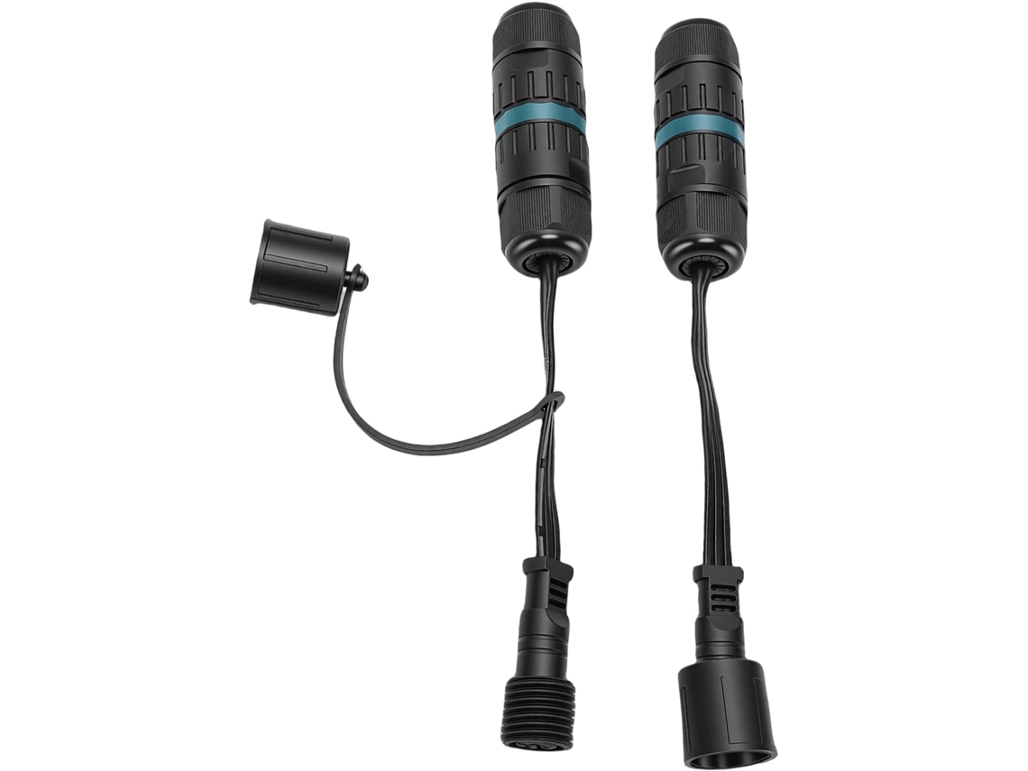 Conector De Cabo 3 Pinos, M20 Ip68, Para Iluminação Externa, Com