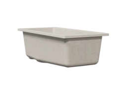 Conjunto 1 Cuba De Granito Vidaxl Bege Granito (21 X 44 X 14 Cm)