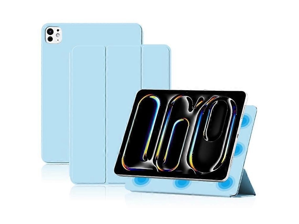 Capa Protetora Em Couro De Microfibra Com Suporte Triplo Para Ipad Pro 11 (2024) (m4) Elysve