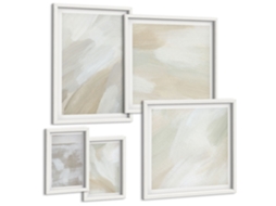 Conjunto De Pinturas Com Pincel Tinta Abstrata Espelharte (5 Peças)