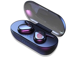 Fones Bluetooth 5.0 Tws Ipx7 24h Controle Toque Emparelhamento Automático Preto