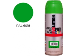 Spray Ral Pinty Plus 6018 Amarelo 400Ml.