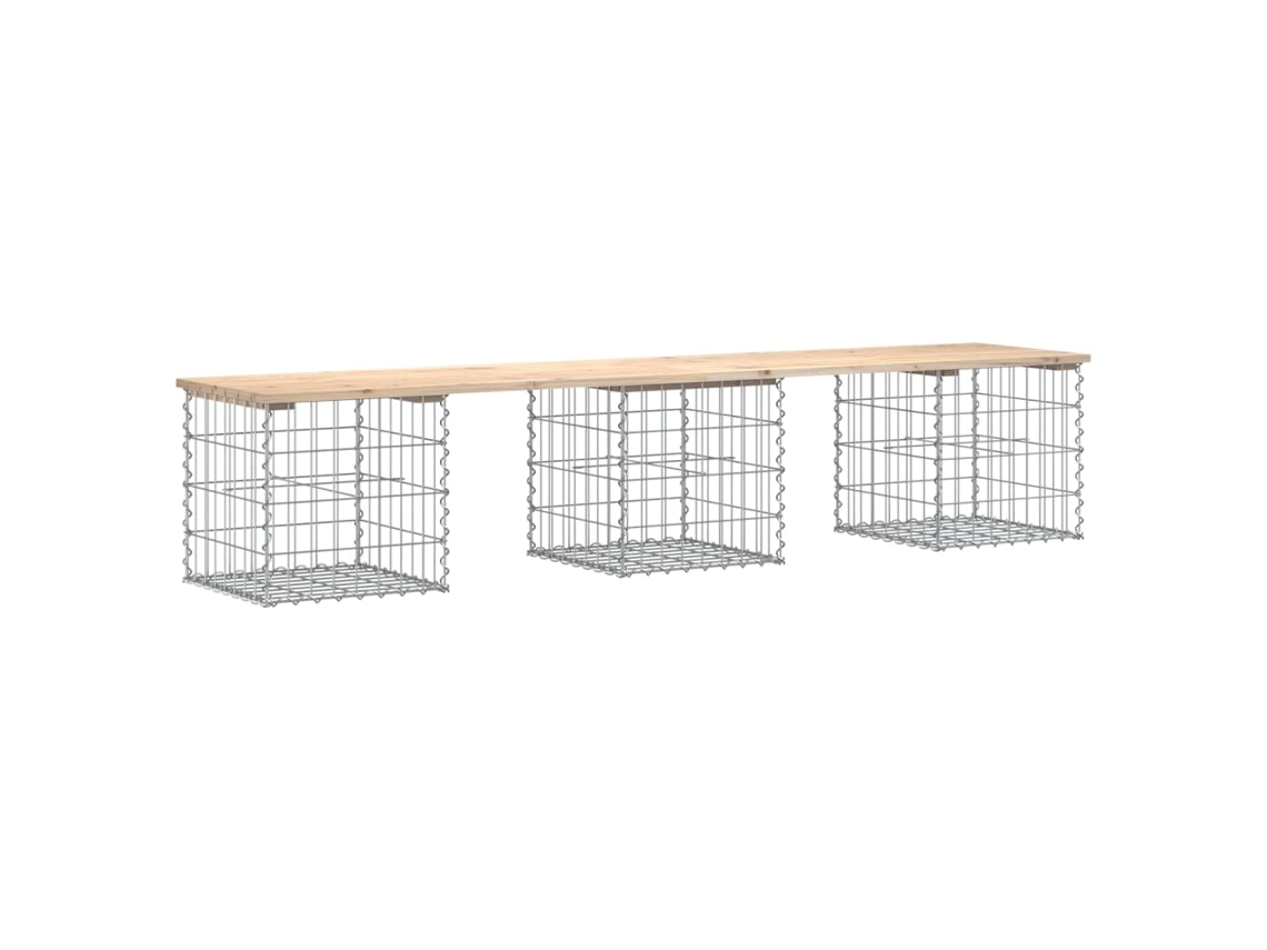 Garden Bench, Garden Benches Vidaxl Marrom Madeira De Pinho (203 X 44 X 42 Cm)