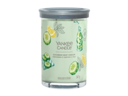 Vela Perfumada Candeia Giara Grande Pepino E Menta 567g Vidro E Cera De Soja