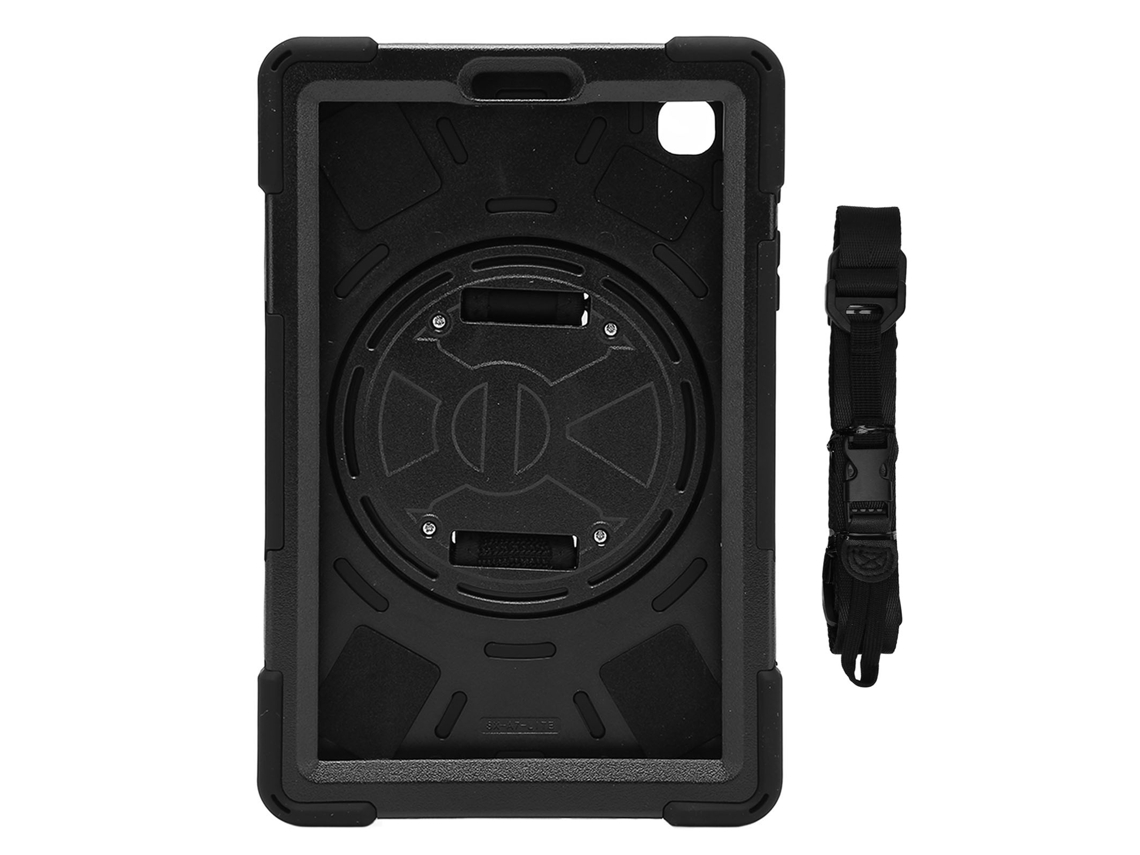 2026zentro-capa Para Galaxy A7 Lite T220 T225 8.7 Polegadas Com Proteção Anti-queda, Pulseira, Suporte E Cinto De Ombro Preta