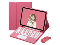Lurelia Capa Com Teclado Bluetooth Para Ipad 7 10.2 Com Bandeja Para Caneta
