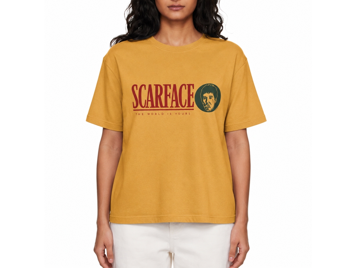 Rockinstone Scarface Movie Scarchest Solid Ginger Adult T-shirt Size:xl