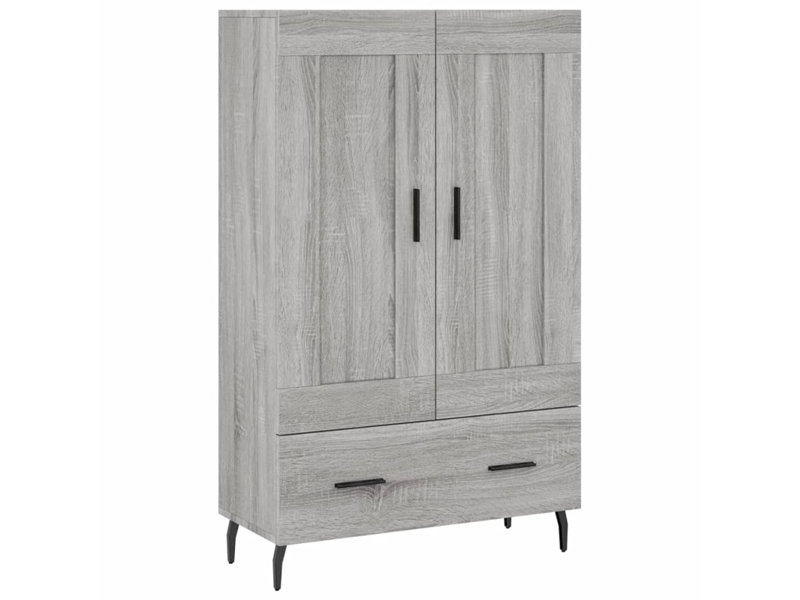 Armário Alto MAISON EXCLUSIVE Derivados de Madeira Cinza Sonoma (69,5x31x115 cm)