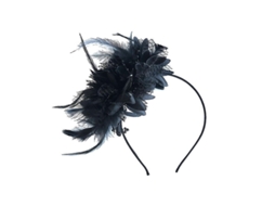 2026 diadema de Penas Vintage com Flor de Tela: Acessório de Cabelo para Mulheres, Meninas e Noivas