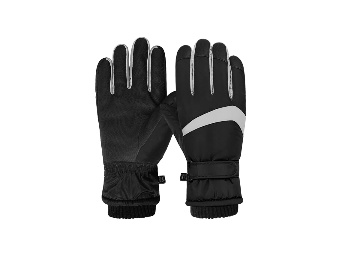 Luvas de Esqui Impermeáveis, Anti vento e Táteis. Indicadas para Esqui, Ciclismo e Atividades Ao Ar Livre.