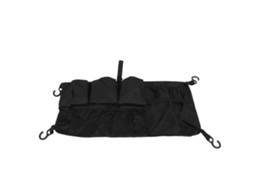 Bolsa Lateral de Armazenamento para Carrinho de Acampamento Oxford com Múltiplos Compartimentos Preta com S/MARCA
