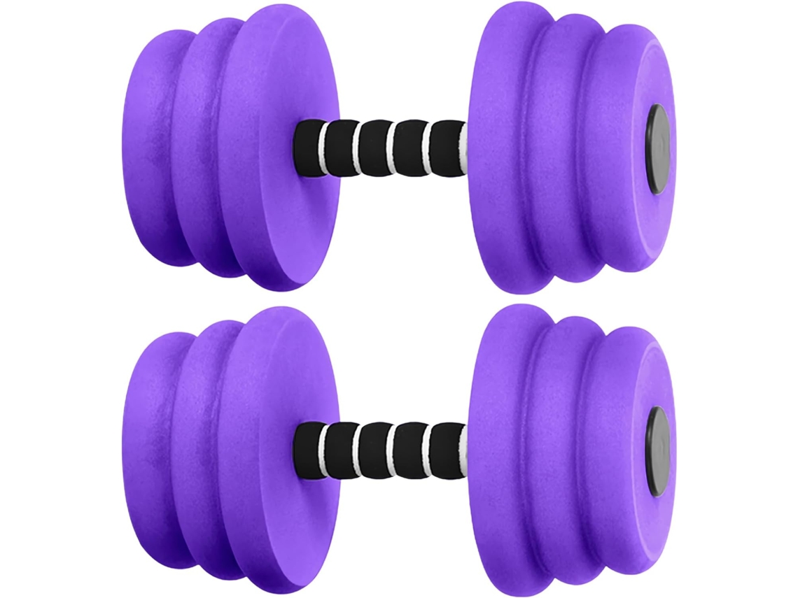 Halteres Flutuantes para Esportes Aquáticos, Conjunto de 2 com Pegada Resistente | S/MARCA