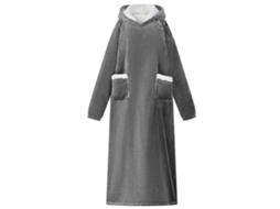 Vidaxl Sweatshirt Manta Cinza Escuro M Fleece E Flanela