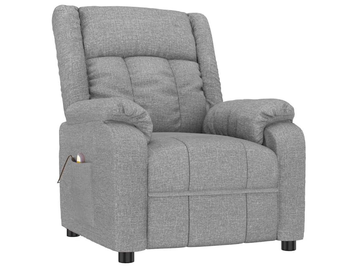 Massage Chair, Massage Chairs Vidaxl Cinzeto Tecido