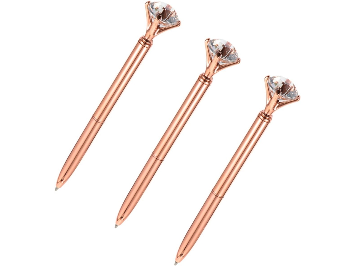 Conjunto De 3 Canetas Esferográficas Metal Ciieeo Para Uso Diário,