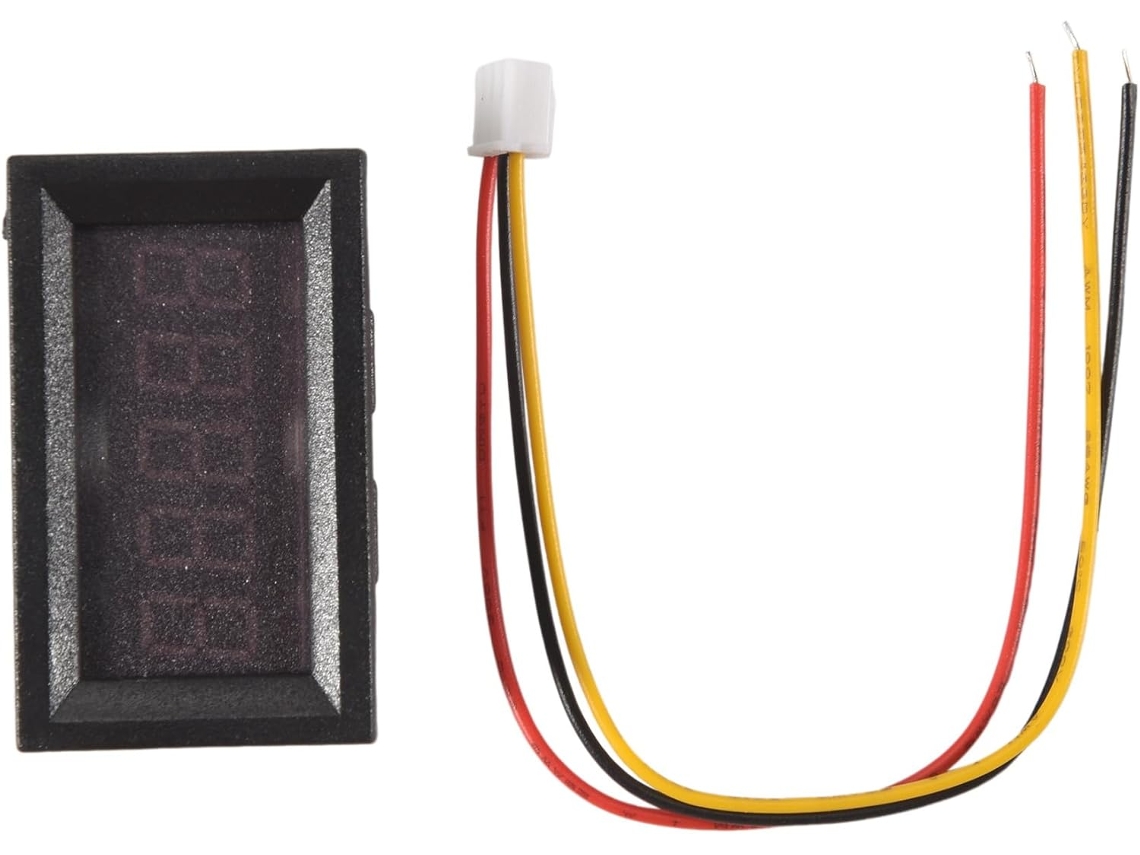 Voltímetro Digital Com Display Led De 0,56 Polegadas, 5 Bits, Medição
