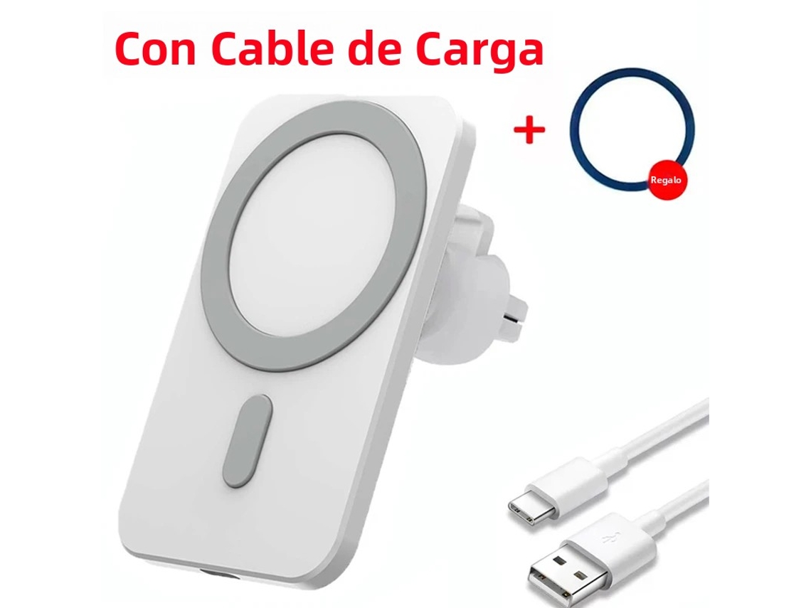 Carregador veicular MDUG magnético sem fio de 30 W com suporte para ventilador
