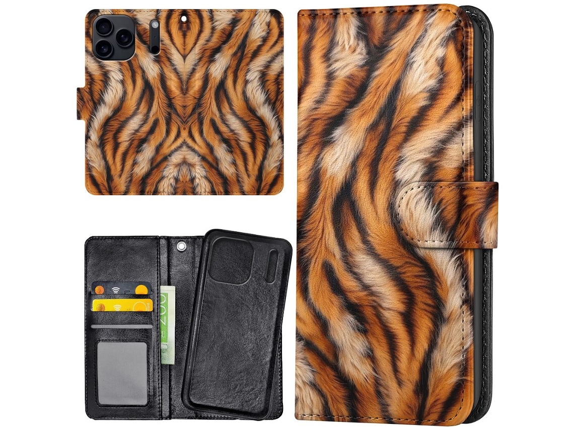 Capa Carteira Para Iphone 17 Pro/capa Tiger