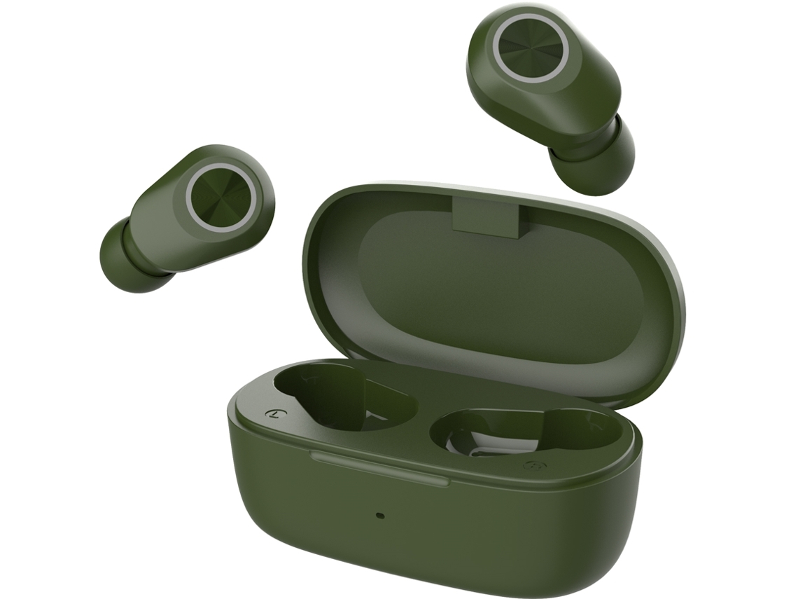 Auriculares Bluetooth GOODIS Buds (Outlet Caixa Aberta - In Ear - Microfone - Verde)