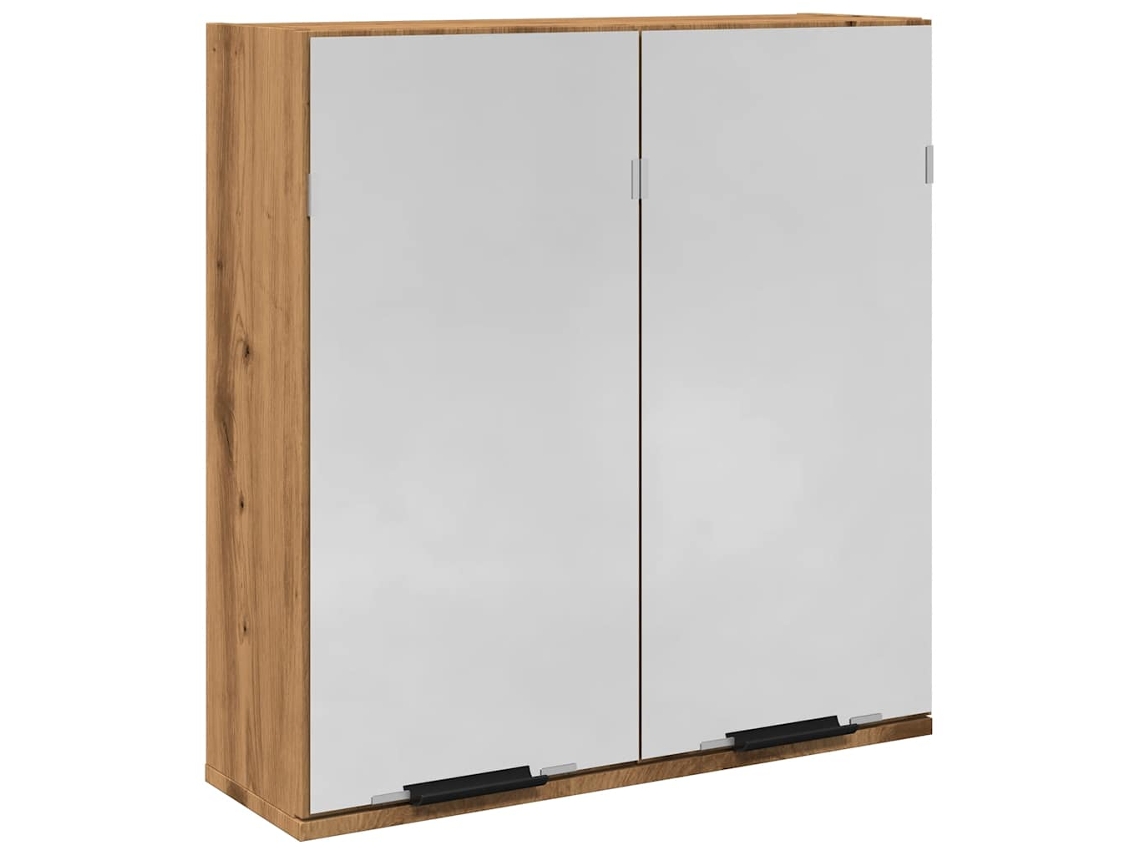 Mirror Cabinet, Mirror Cabinets Vidaxl Marrom Madeira Processada (n/a)