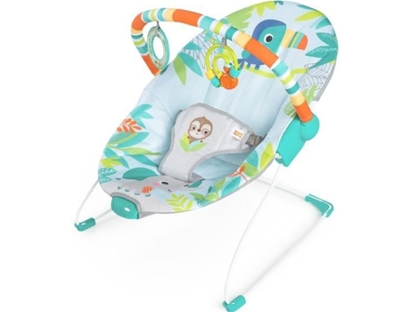 BRIGHT STARTTS Rainforest Vibes vibrante baby bouncer