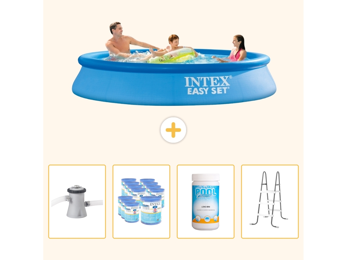 Intex Piscina Easy Set Redonda - 305x61 Cm - 5-peças Scb96