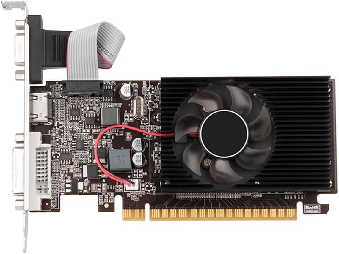 Placa de Vídeo para Pc Ddr3 True 2gb 810mhz Compatível com Pci e 16x SFUSHOS