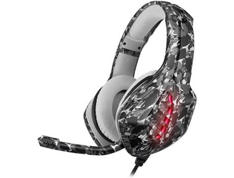 Auscultadores INTERSTELLAR RBG144 (On Ear - Microfone - Cinza)