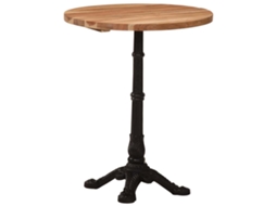 Vidaxl Mesa De Bistrô Ø60x76 Cm Madeira De Acácia Maciça