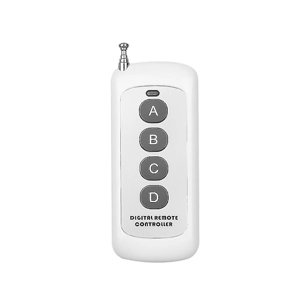 Interruptor De Controle Remoto Sem Fio Longo Alcance 1000 M E 4 Botões, 433 Mhz