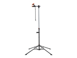 Suporte Dobrável para Oficina de Bicicletas, Capacidade Carga 36,3 Kg, Reparo Bicicletas com Altura Ajustável, Braçadeira Giratória 360° Ferramentas