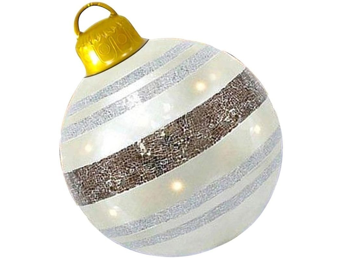 Bola Navideña Gigante De 60 Cm, Transparente Inflable, Decoración Navideña Interior Y Exterior