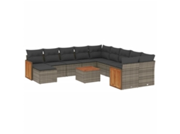 Garden Sofa Set, Garden Sofa Sets Vidaxl Cinzeto Rattan / Vime (n/a)