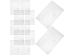 Pasta Plástica Artibetter Para Cartões, Folhas Transparentes Para Fichário, 20 Unidades, Ideal Para Decoração Escolar E