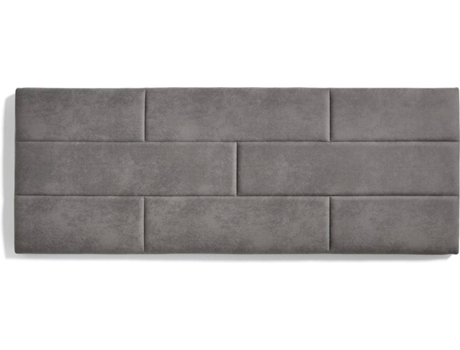 Cabeceira de Cama  Retangular 8194 (Cinzento - Tecido - 152x57x5 cm)