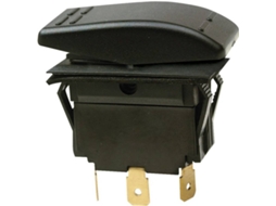 Interruptor SEACHOICE Rocker Switch Mom On-Off-Mom On Dpdt Preto