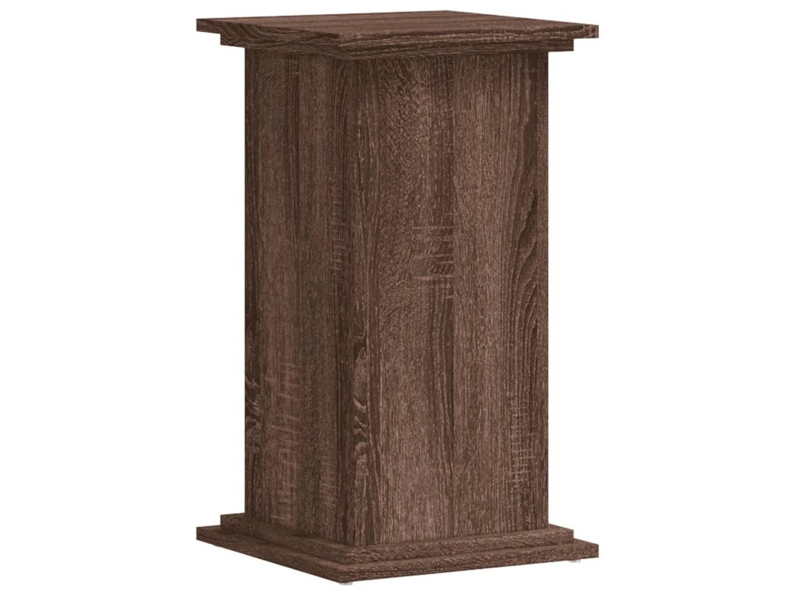 Plant Stand, Plant Stands Vidaxl Marrom Madeira Processada (33 X 33 X 60 Cm)
