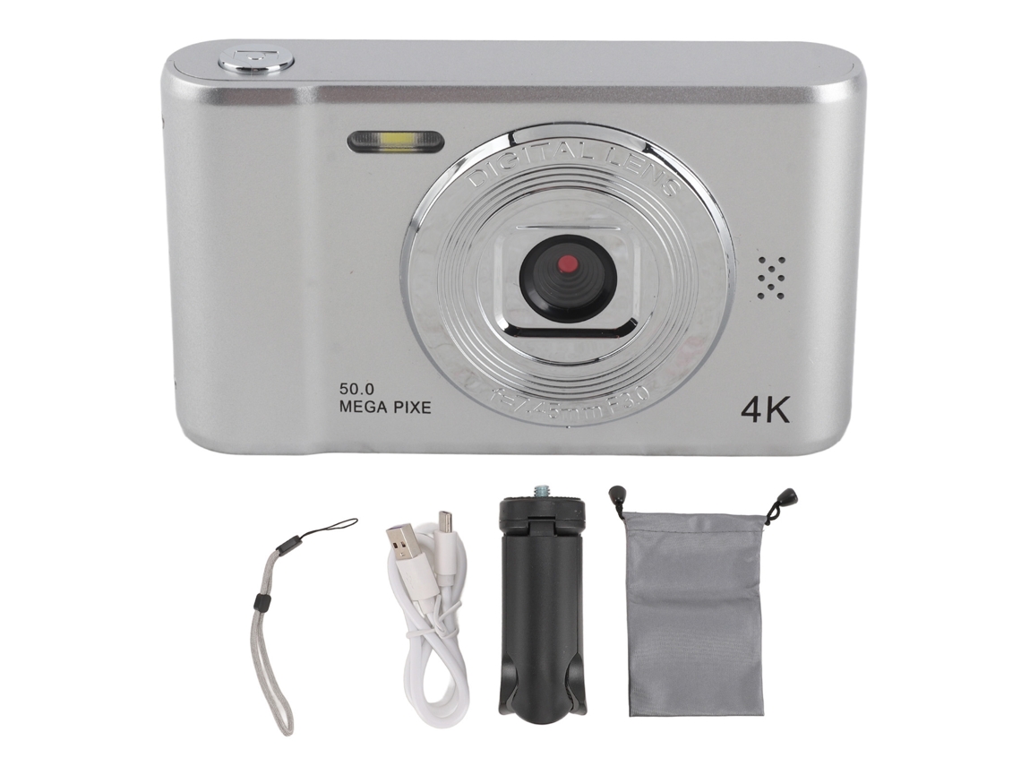 Digital Camera With Front And Rear Dual Lenses 50mp Hd 2.4 Inch Tft Screen Autofocus Pocket Compact Travel Camera For Vlog LAXISCREED