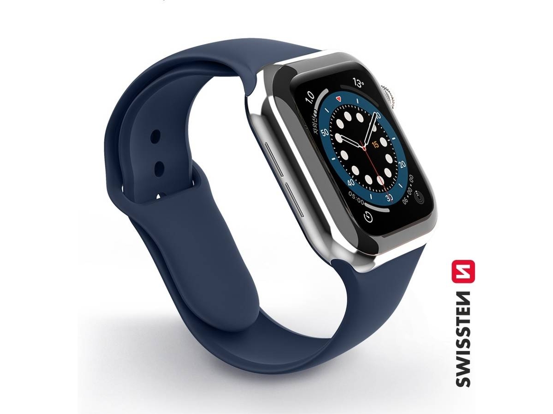 Bracelete Apple Watch 42/44 mm SWISSTEN Azul
