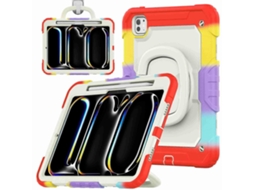 Capa de silicone híbrida para tablet Webake com alça de ombro para iPad Pro 11 (2024)