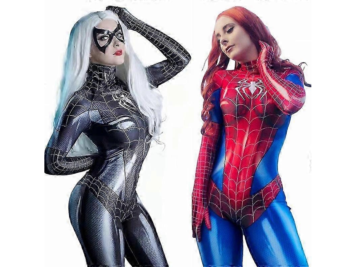 Macacão Mulher Aranha Cosplay Traje Homem Aranha Meia-calça Body Trajes De Festa De Carnaval Bssm Olysi Shop