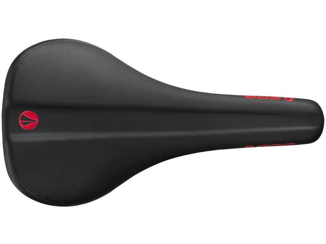 Selim  SDG COMPONENTS Bel Air V3 Lux-Alloy Matte Black Rails - Base Red