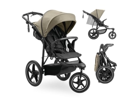 Carrinho De Passeio Todo Terreno Hauck Runner 3 Olive Até 22 Kg