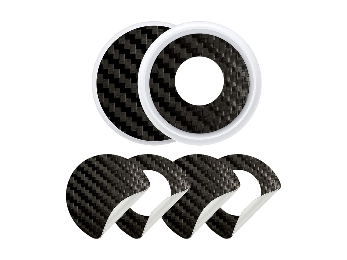 Estojo protetor para tracker compatível com Airtag fibra de carbono EOOCOO