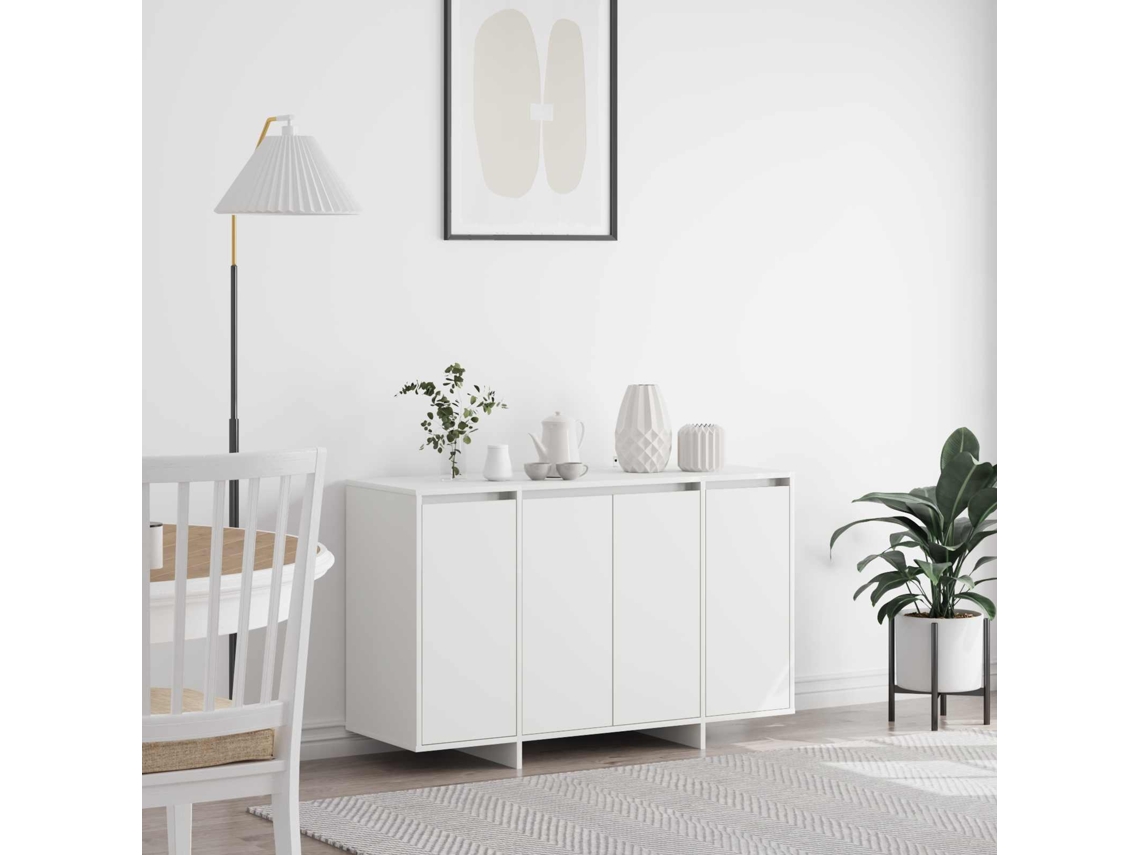 Vidaxl Buffet Branco 120 X 41 X 75 Cm Madeira Processada