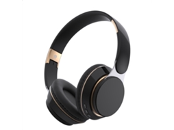 Lurelia Auscultadores Bluetooth Slot Cartão Dobráveis Bluetooth 5.3 Preto